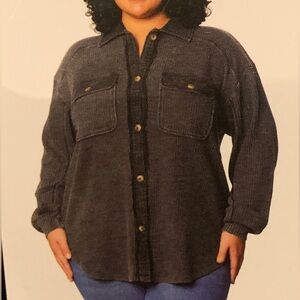 Briggs Women's Button Front Waffle Shirts